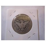 1906-S Barber Head Silver Half Dollar