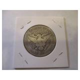 1907-D Barber Head Silver Half Dollar