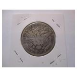 1915-S Barber Head Silver Half Dollar