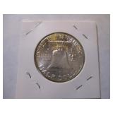 1963-P Franklin Silver Half Dollar from original bank roll - Excellent Condition