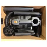 RIDGID 4 Gallon 5.0 Peak HP Portable Shop Vacuum Wet Dry Vac with Fine Dust Filter, Locking Hose and Accessory Attachments   Customer Returns See Pictures