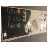 Bootz Industries Maui 60 in. x 30 in. Soaking Bathtub with Right Drain in White Slight Damage Customer Returns See Pictures