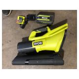 RYOBI 40V 120 MPH 550 CFM Cordless Battery Leaf Blower With 4.0 Ah Battery and Charger   Customer Returns See Pictures