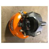 RIDGID 6 Gal. 150 PSI Portable Electric Oil-Free Jobsite Pancake Air Compressor with Dual Pressure Gauges and 2-Quick Couplers   Customer Returns See Pictures