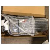 VEVOR Outdoor Bench, 50 in. Metal Garden Bench for Outdoors, 550 lbs Load Capacity Bench, Outdoor Garden Park Bench   Customer Returns See Pictures