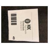 Hampton Bay Sadler 29.33 in.W Rubbed Bronze Steel Wood Outdoor Fire Pit with Cover and Poker Included   Customer Returns See Pictures