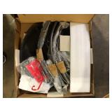 StyleWell 27 in. Brown Round Metal Outdoor Side Table with Grouted Porcelain Top   Customer Returns See Pictures