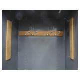 Metal utility cabinet 78 in tall, 24 deep, 36 wide