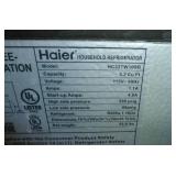 Haier refrigerator 3.2 cu ft