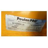 21 inch Poulan Pro 550EX push mower with bag