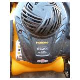 21 inch Poulan Pro 550EX push mower with bag