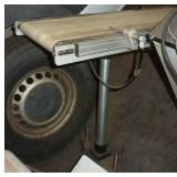 Conveyor section 54 inches long, 12 inch belt, leg on one end