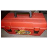 Nice red plastic toolbox