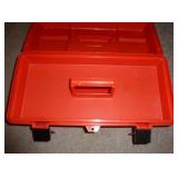 Nice red plastic toolbox