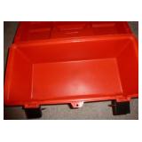 Nice red plastic toolbox