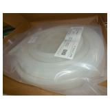 3 New rolls of silicone tubing