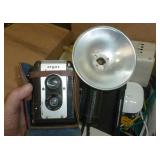 Box of computer speakers and apple eero wifi extender