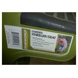 Garden and tool seats and waste basket