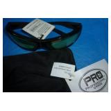 9 pair of safety glasses