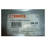 Group of roof flashing material