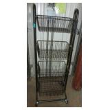 4 level crafting storage cart on wheels