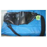 New and Unique -  Waist or across the chest bag with inner zipper - made from Inner Tubes