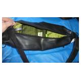 New and Unique -  Waist or across the chest bag with inner zipper - made from Inner Tubes