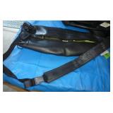 New and Unique -  Waist or across the chest bag with inner zipper - made from Inner Tubes