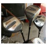 Full set of golf clubs and bag in good condition