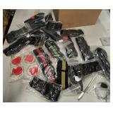 guitar straps, sets of strings, picks, pitch pipes