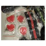 guitar straps, sets of strings, picks, pitch pipes