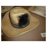 Two vintage cowboy hats