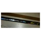 4 fishing poles - Vintage St Croix extending fiberglass, new Evercast 6ft 8-15lbs, ice fishing rod, Top only of a Night Stick