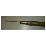 4 fishing poles - Vintage St Croix extending fiberglass, new Evercast 6ft 8-15lbs, ice fishing rod, Top only of a Night Stick