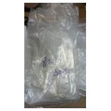 Lot of clear bags for ebay, garage sale, flea market sellers all sizes