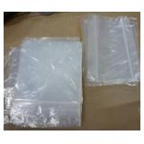 Lot of clear bags for ebay, garage sale, flea market sellers all sizes