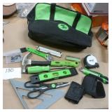 Tool bag with various tools