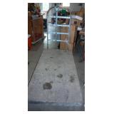 Warehouse cart 60x30 Plastic bed, 8 inch casters