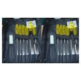 2 sets of new wood chisels
