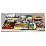 Massive Lot of 300 Piece Puzzles - Lot 3 - Includes 30 Puzzles