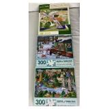 Massive Lot of 300 Piece Puzzles - Lot 3 - Includes 30 Puzzles