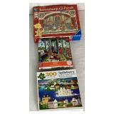 Massive Lot of 300 Piece Puzzles - Lot 2 - Includes 30 Puzzles