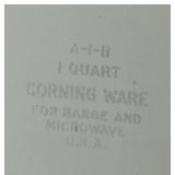 Vintage Corning Ware - 4 Piece Set Spice of Life Casserole Dishes 1 Qt, 2 Qt, 2 Qt, and 10" x 10" x 2" - 4 Dishes, 3 Lids