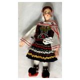 Vintage Lot of Nine Plastic Around the World Dolls - Includes: France, England,Norway,  Italy, Nomad, Holad, Norway, Scottland, and Austria