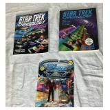 Star Trek Bundle- Includes USS Enterprise Model, Magellan Radio/ Alarm Clock, and Collection of Books