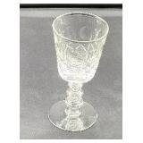 Vintage Rock Sharpe Glassware-  12 Water Goblets, 2 Wine Goblets, and 4 Cordial Glasses