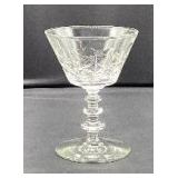 Vintage Rock Sharpe Glassware-  12 Water Goblets, 2 Wine Goblets, and 4 Cordial Glasses