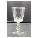 Vintage Rock Sharpe Glassware-  12 Water Goblets, 2 Wine Goblets, and 4 Cordial Glasses