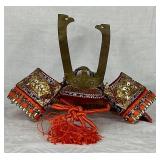 Vintage Miniatue Japanese Samuri Helmet