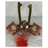 Vintage Miniatue Japanese Samuri Helmet